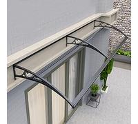 Toldo de aluminio impermeable para puerta, entrada al aire libre, cubierta de ventana de arco, 100 x 560 cm, protege puertas y