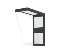 Toldo de aluminio Sophia de 2,15 m con pared lateral de Palram - Canopia antracita