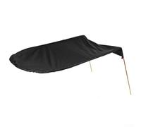 Toldo de canoa para sombra, protégete mientras disfrutas de tu tiempo en el agua (negro)