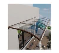 Toldo de entrada al aire libre para puerta delantera/trasera, toldo para jardín, porche, refugio de patio, cubierta silenciosa y ajustable (57 x 140 cm), protección impermeable para tu hogar