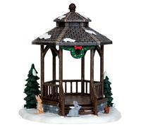 Lemax 43084 - Cenador de Invierno con diseño de Pueblo navideño