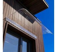 Toldo de patio al aire libre para puertas y ventanas - Cubierta resistente a la intemperie, protección UV, ideal para porches y cubiertas, protección contra la lluvia y el sol