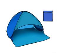 Toldo de playa portátil de fácil acceso, ideal para varios eventos y actividades al aire libre (azul)