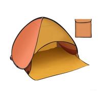 Toldo de playa portátil de fácil acceso, ideal para varios eventos y actividades al aire libre (naranja)