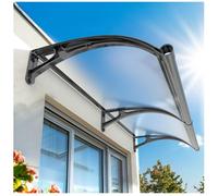 Toldo de policarbonato de aluminio para puerta, 65 x 200 cm, refugio de patio al aire libre, resistente a la intemperie, cubierta de ventana de garaje, elegante para protección de puertas delanteras y