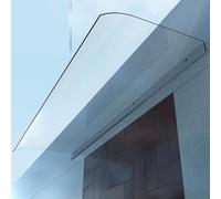 Toldo de policarbonato transparente para puerta, protección UV y lluvia, para ventanas, 50 x 170 cm, cubierta de entrada, protector de nieve, duradero, refugio al aire libre, resistente a la