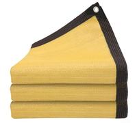 Toldo de poliéster para exteriores resistente a los rayos UV, tela gruesa con refuerzo de borde y agujeros preperforados para un fácil montaje (2 x 4 m)