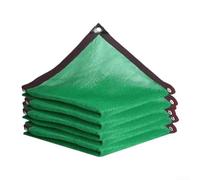 Toldo de polietileno verde para jardín, piscina, patio y balcón, resistente a los rayos UV con múltiples opciones de tamaño y a prueba de desgarros (3 x 5 m)