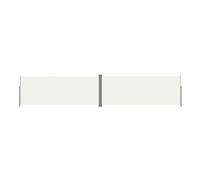 Toldo de protección lateral retráctil para terraza, jardín, terraza, balcón, protección visual, 200 x 1000 cm, crema 02_0007171