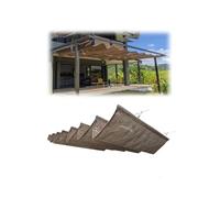 Toldo de protección solar Wave, Cubierta de pérgola retráctil for exteriores, for balcones/invernaderos, tamaños personalizables((WxL)1x4m)