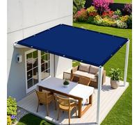Toldo de protección UV azul oscuro de 110 x 900 cm con ojales y cuerdas, ideal para exteriores, refugio solar para patio, jardín, terraza y backyarPrivacy Soluts.