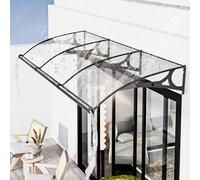 Toldo de puerta de más de 50 unidades, protección silenciosa impermeable para puertas delanteras y entradas, fácil de instalar, para uso en todo tipo de clima