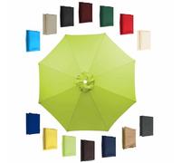 Toldo De Recambio Hexagonal Octogonal (6 Varillas 8 Varillas) UV50+ Paño De Repuesto Para Sombrilla (200cm/270cm/300cm) Parasol De Repuesto Toldo De Repuesto(Grass Green,300cm-8 Arms)