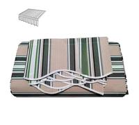 Toldo de repuesto de 4 x 2 m, resistente, poliéster de 280 g/m², impermeable y resistente a los rayos UV, se adapta a 3,6 x 3 m, cubierta duradera para exteriores