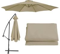 Toldo de repuesto de alta calidad para sombrillas de 6 a 8 varillas de 200 cm/2,7 m/3 m, protección de patio al aire libre, cubierta superior duradera