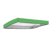 Toldo de repuesto de poliéster 190T para sillas columpios de jardín que proporciona sombra y cobertura resistente a la intemperie (249 x 185 x 18 cm, verde)