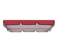 Toldo de repuesto impermeable para columpios para exteriores, cubierta superior anti-UV y resistente al viento para silla columpio de jardín, se adapta a 195 x 125 x 15 cm, perfecta para patios y