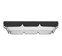 Toldo de repuesto impermeable para columpios para exteriores, cubierta superior anti-UV y resistente al viento para silla columpio de jardín, se adapta a 195 x 125 x 15 cm, perfecta para patios y