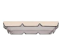 Toldo de repuesto impermeable para columpios para exteriores, cubierta superior anti-UV y resistente al viento para silla columpio de jardín, se adapta a 195 x 125 x 15 cm, perfecta para patios y