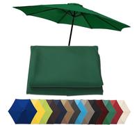 Toldo de repuesto impermeable para paraguas de 6/8 costillas, cubierta transpirable para exteriores que se adapta a Φ2 m/Φ2,7 m/Φ3 m, perfecto para patio, playa, piscina, parasol resistente a los