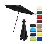 Toldo de repuesto impermeable resistente a los rayos UV para sombrilla de patio, 6/8 varillas, cubierta gruesa para jardín, terraza, piscina, se adapta a sombrillas desplazadas y colgantes (hueso