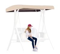 Toldo de repuesto para asiento de columpio, protector solar para patio, para ocio al aire libre