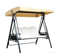 Toldo de Repuesto para Columpio 3 Plazas, Funda Impermeable y Resistente al Viento para Columpio de Jardín, Tela Oxford 210D con Reforzadas, para Exterior,001,152x124cm/59.8x48.8inch