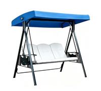 Toldo de Repuesto para Columpio 3 Plazas, Funda Impermeable y Resistente al Viento para Columpio de Jardín, Tela Oxford 210D con Reforzadas, para Exterior,003,156x125cm/61.4x49inch