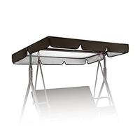 Toldo de repuesto para columpio de 2 y 3 plazas, impermeable, con 4 bolsillos reforzados en las esquinas, funda para hamaca al aire libre, 164 x 114 x 15 cm