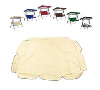 Toldo De Repuesto Para Columpio De Exterior, Techo De Balancín Impermeable Para Jardín, Patio, Terraza, Césped, Funda De Repuesto Banco De Asiento(Beige,74.8x52in-190x132cm)