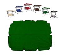 Toldo De Repuesto Para Columpio De Exterior, Techo De Balancín Impermeable Para Jardín, Patio, Terraza, Césped, Funda De Repuesto Banco De Asiento(Green,82x57in-210x145cm)