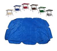Toldo De Repuesto Para Columpio De Exterior, Techo De Balancín Impermeable Para Jardín, Patio, Terraza, Césped, Funda De Repuesto Banco De Asiento(Blue,56x47.2in-142x120cm)