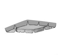 Toldo de repuesto para columpio de jardín 190T, resistente a la intemperie, para columpios de 2 o 3 plazas con protección solar (164 x 114 x 15 cm, gris)