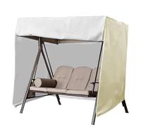 Toldo de Repuesto para Columpio de jardín Exterior Funda para Hamaca de 2/3 plazas Funda para Silla Mecedora protección para Muebles de Patio Color Beige 88x60x72 Pulgadas.