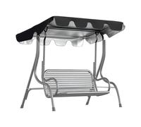 Toldo de repuesto para columpio de tela Oxford resistente al viento | Funda superior para silla de columpio al aire libre, jardín, porche, parque infantil, balcón, asiento de muebles