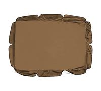 Toldo de Repuesto para Columpio Exterior,Resistente al Agua y Rayos UV Techo de Repuesto para Columpio de jardín Universal Cubierta Sustituta para Columpios(Brown,195*125*14cm)