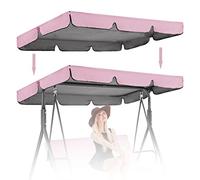 Toldo de repuesto para columpio - Funda universal impermeable resistente a los rayos UV para hamaca de asiento de columpio al aire libre (solo funda de toldo)