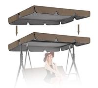 Toldo de repuesto para columpio - Funda universal impermeable resistente a los rayos UV para hamaca de asiento de columpio al aire libre (solo funda de toldo)
