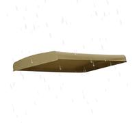 Toldo de repuesto para columpio para exteriores, 190 x 120 cm, toldo de tela impermeable, resistente a la intemperie, protector de techo para asiento de jardín | Cubierta de protección duradera para