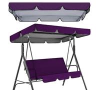 Toldo de Repuesto para Columpios de Exterior Cubierta para Asientos toldo Parasol Compatible con Varios Estilos Color Morado Oscuro 98 x 73 x 7 Pulgadas.