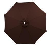 Toldo de repuesto para sombrilla de 6/8 costillas, protección UV, resistente al viento, 2 m, 2,3 m, 2,5 m, 2,7 m, 3,5 m, 4 m, perfecto para playa, terraza, jardín, uso al aire libre