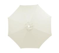 Toldo De Repuesto Para Sombrilla De Patio, Cubierta De Repuesto Para Paraguas De Mercado 8 Varillas, 2/2.3/2.5/2.7/3M Parasol De Recambio, Para Jardín, Patio, Piscina, Terrazas(Off-white,2.7M)