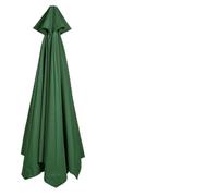 Toldo de repuesto para sombrilla de patio de 2.0/2.3/2.5/2.7/3.0 m, protección UV 50+ - 6/8 varillas, cubierta de tela para jardín, playa, terraza y uso al aire libre