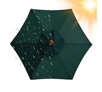 Toldo de repuesto para sombrillas de 2,0 m, 3 m, 4 m, gran cubierta de poliéster impermeable, resistente a los rayos UV, para jardín, piscina, mercado, toldo superior solo 6/8 varillas