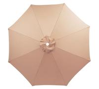 Toldo de repuesto para sombrillas de 6/8 costillas, protección UV 53, resistente al viento, 2 m, 2,3 m, 2,5 m, 2,7 m, 3,5 m, 4 m, ideal para playa, terraza o jardín