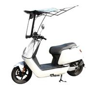 Toldo de seguridad for coche con batería eléctrica retráctil y desmontable for motocicleta, resistente al sol, a la lluvia y al viento.(RED)