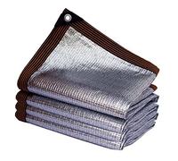 Toldo de Tela de Sombra Aluminet, toldo Resistente a los Rayos UV, Vela de Sombra para Plantas de jardín, Perrera, Coche, Tela de Sombra 99% Reflectante, Bloqueador Solar, 2 mx11 m (6,5 pie