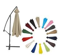 Toldo de tela para sombrero, protección UV 30+ para patio, terraza, jardín, piscina, Color superior, 8 RIBS: 250CM/8.2FT