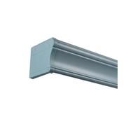 Toldo de ventana azul de longitud personalizada con doble rastro y pelmet, caja de ventana para montaje en pared para hogar/hotel, toldos de casete de 220 cm para un mejor estilo al aire libre