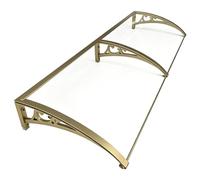 Toldo De Ventana Silencioso,Toldo De Policarbonato Duradero,39x71in | 100x120cm,80x300cm,120x300cm, soporte de aleación de aluminio, for aire acondicionado de balcón(80x200cm/32x79in)